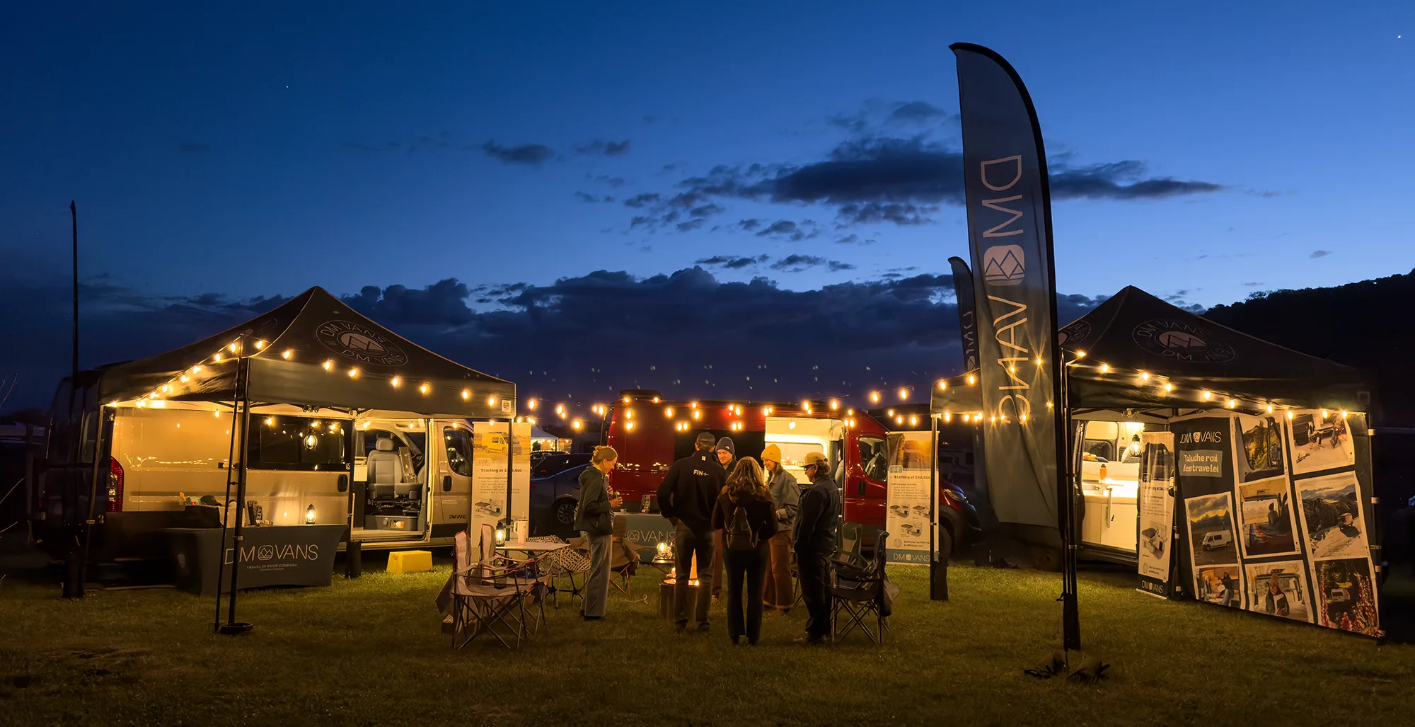 DM Vans at an outdoor event