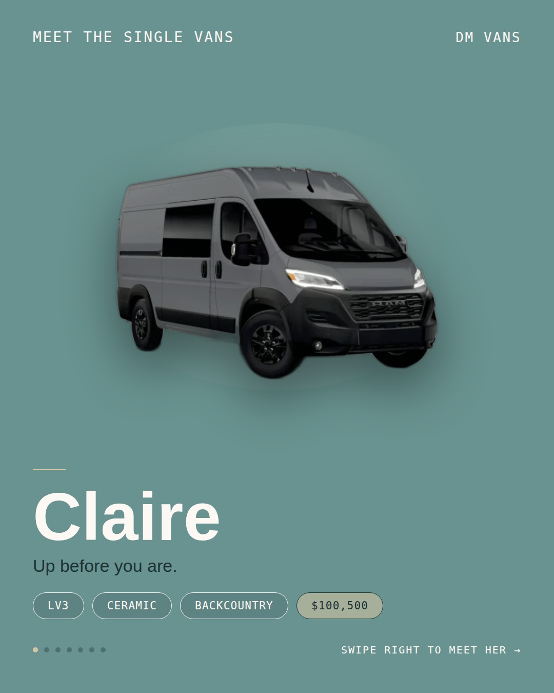 2027 LV3 Backcountry Ceramic Grey - "Claire" - Image 2