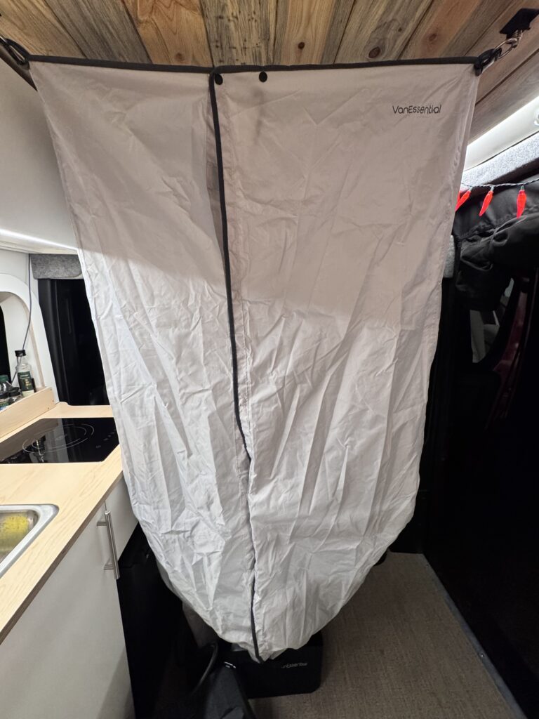vanlife shower option