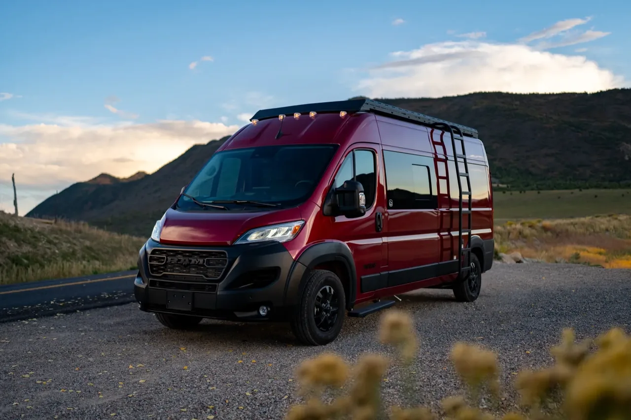 home-lv5-card-2026-10 2027 DM Vans LV5 camper van parked beside a mountain road